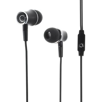Écouteurs intra-auriculaires noir argent R21 Langsdom Écouteurs intra-auriculaires noir argent R21 Langsdom