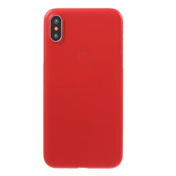 Coque rouge compatible avec iPhone X XS, coque en TPU transparente rouge Coque rouge compatible avec iPhone X XS, coque en TPU transparente rouge