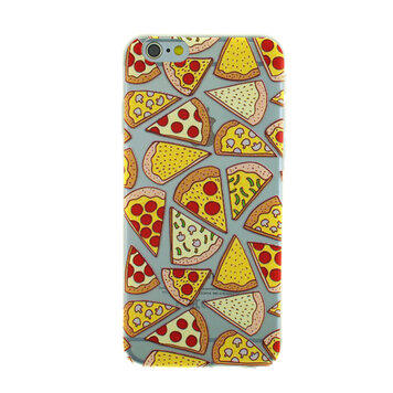 Étui à pizza transparent compatible avec iPhone 6 Plus 6s Plus, housse en TPU