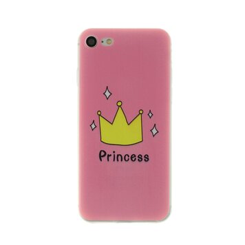 Coque en silicone rose Amsterdam Princess compatible avec iPhone 7 8 SE 2020 SE 2022