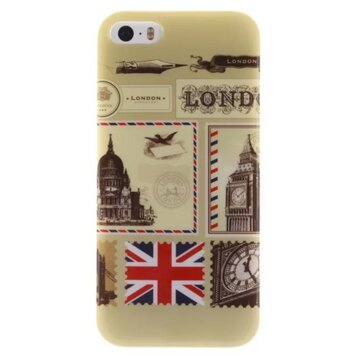 Coque en TPU London British England compatible avec iPhone 5 5s SE 2016 Coque en TPU London British England compatible avec iPhone 5 5s SE 2016