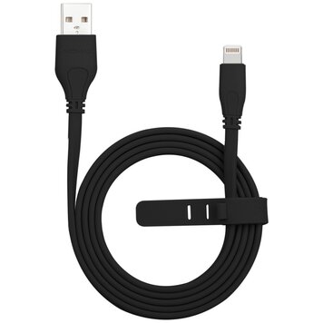 Câble USB MOMAX MFi Lightning 1 mètre - Câble de chargement noir Câble USB MOMAX MFi Lightning 1 mètre - Câble de chargement noir
