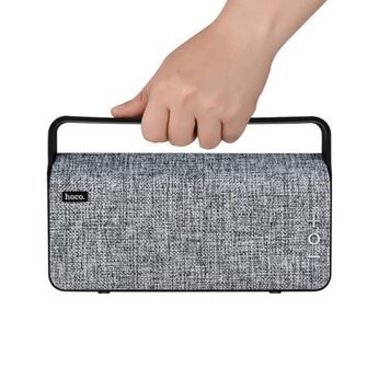 Hoco BS10 Enceinte Bluetooth Fabric Gris - Enceinte sans fil gris Hoco BS10 Enceinte Bluetooth Fabric Gris - Enceinte sans fil gris