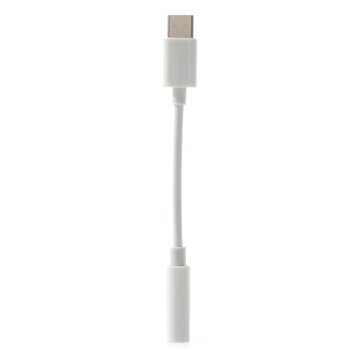Dongle de câble audio d'entrée de prise casque universel USB-C vers AUX - Blanc Dongle de câble audio d'entrée de prise casque universel USB-C vers AUX - Blanc