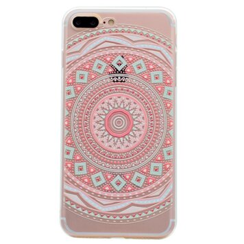 Coque Mandala Coque en TPU compatible avec iPhone 7 Plus 8 Plus - Pastel Coque Mandala Coque en TPU compatible avec iPhone 7 Plus 8 Plus - Pastel
