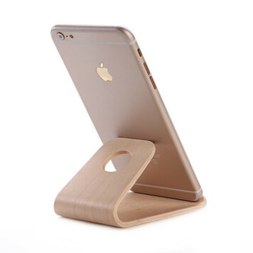 Support de support de téléphone en bois de luxe SAMDI - Support en bois Support de support de téléphone en bois de luxe SAMDI - Support en bois