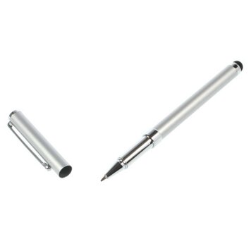 Stylet Stylo à bille 2 en 1 tactile universel - Argent Stylet Stylo à bille 2 en 1 tactile universel - Argent