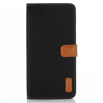 Bibliothèque Porte-Cartes Portefeuille En Cuir compatible avec iPhone XR - Noir Marron Bibliothèque Porte-Cartes Portefeuille En Cuir compatible avec iPhone XR - Noir Marron