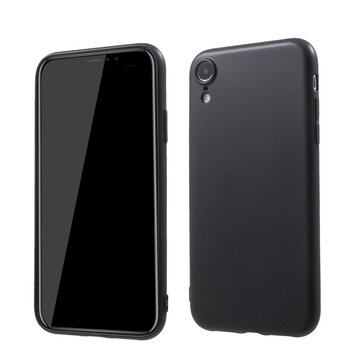 Coque TPU Flexible Mat compatible avec iPhone XR - Noir Coque TPU Flexible Mat compatible avec iPhone XR - Noir
