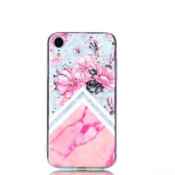 Coque Diamond TPU la coque compatible avec iPhone XR - Rose Coque Diamond TPU la coque compatible avec iPhone XR - Rose