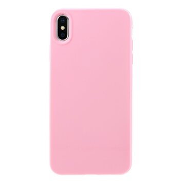 Coque Flexible en TPU la coque compatible avec iPhone XS Max - Rose Brillant Coque Flexible en TPU la coque compatible avec iPhone XS Max - Rose Brillant