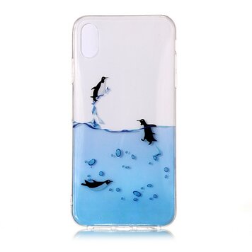 Coque transparente en TPU Penguin compatible avec iPhone XS Max Case - Transparente Coque transparente en TPU Penguin compatible avec iPhone XS Max Case - Transparente