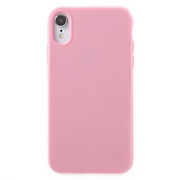Coque en TPU souple et brillante compatible avec iPhone XR - Coque Rose