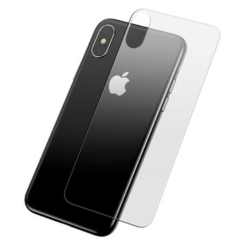 Protection arrière en verre trempé BASEUS en verre trempé compatible avec iPhone X XS Protection arrière en verre trempé BASEUS en verre trempé compatible avec iPhone X XS
