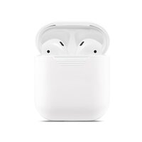 Housse en silicone souple pour Apple AirPods Case - Blanc