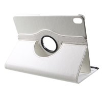 Housse en cuir Litchi Grain pour iPad Pro 12,9 pouces 2018 avec couvercle - Blanc