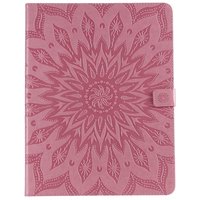 Étui portefeuille en cuir pour iPad Pro 12,9 pouces 2018 avec impression tournesol - Rose