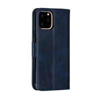 Étui portefeuille en cuir pour bibliothèque iPhone 11 Pro - Bleu