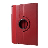 Housse de protection en cuir synthétique Twist 360 - iPad 2017 2018 - Rouge