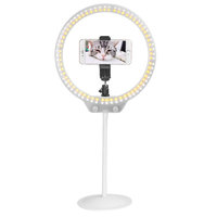 Zomei Selfie lampe dimmable 3 couleurs lumière smartphone standard vlogger - Blanc