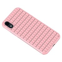 Coque iPhone XR - Étui de protection iPaky Waffle - Rose