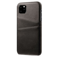 Coque iPhone 11 Pro Wallet Wallet en Cuir - Protection Noire