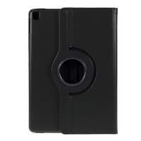 Coque iPad 10.2 pouces en cuir texturé Litchi avec coque - Standard de protection noir