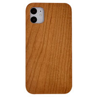 Coque iPhone 11 en bois de cerisier - Bois véritable Nature