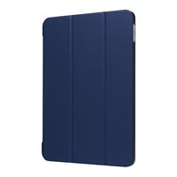 Just in Case Coque à trois volets avec fonction veille et réveil iPad 9.7 2017 2018 - Bleu foncé