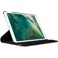 Just in Case Housse en cuir rotative à 360 degrés pour iPad Pro 12,9 pouces 2017 - Noir