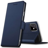 Étui iPhone 11 Pro Bookcase Just in Case Leather Wallet - Bleu