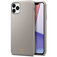 Coque iPhone 11 Pro Max Spigen La Manon Calin en cuir - Beige