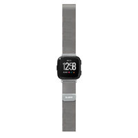 Bracelet de montre Laut Steel Loop pour Fitbit VERSA - Acier argenté
