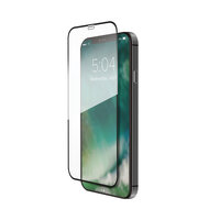 XQISIT Tough Glass E2E Glassprotector iPhone 12 Pro Max Black Edge - Protection dureté 9H