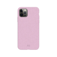 Coque Anti Bactérienne Dégradable Bio Xqisit Eco Flex pour iPhone 12 et iPhone 12 Pro - Rose