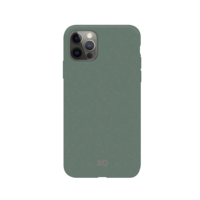 Coque Anti Bactérienne Dégradable Bio Xqisit Eco Flex pour iPhone 12 et iPhone 12 Pro - Vert