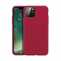 Xqisit Coque en silicone Anti Bac Coque en silicone pour iPhone 12 mini - Rouge