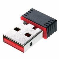 Adaptateur réseau USB WiFi Dongle Stick sans fil sans fil 802.11n - Noir