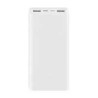 Xiaomi Powerbank 20000mAh chargeur rapide 18W charge rapide QC USB-C Micro-USB USB-A - Blanc