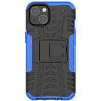TPU antichoc avec coque robuste pour iPhone 13 - bleu