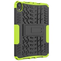 Shockproof TPU avec coque robuste pour iPad mini 6 - vert et noir