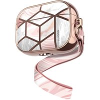 Étui Supcase Cosmo en pierre naturelle pour AirPods Pro - rose