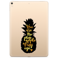 Just in Case Slim TPU un étui ananas pour iPad 10.2 (2019 2020 2021) - transparent
