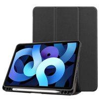 Étui trois volets Just in Case pour iPad Air 4 10.9 2020 & iPad Air 5 2022 Pencil support - Noir