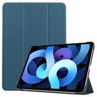 Étui trois volets Just in Case pour iPad Air 4 10.9 2020 & iPad Air 5 2022 - Bleu et noir