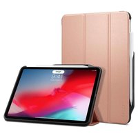 Étui en similicuir Smart Fold de Spigen pour iPad Pro 11 (2018) - Or rose