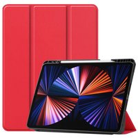Étui de protection trois volets Just in Case pour iPad Pro 12.9 (2021) - Rouge