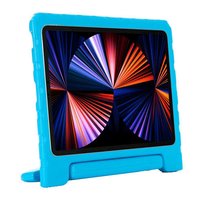Just in Case Kids Case Stand EVA Cover pour iPad Pro 12.9 (2018 2020 2021) - Bleu
