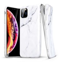Coque ESR Marble TPU Marble pour iPhone 11 Pro Max - Blanc