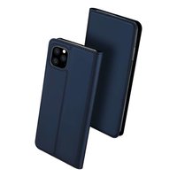 Étui portefeuille en similicuir DUX DUCIS pour iPhone 11 Pro Max - Bleu
